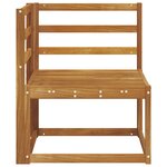 vidaXL Canapé d'angle extérieur Bois d'Acacia Massif Naturel