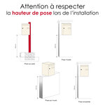 Boite à colis atout 1 porte brun 8019 b