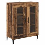 vidaXL Buffet Bois Ancien 69 5 x 34 x 90 cm Bois d'ingénierie et fer