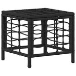 vidaXL Ensemble de salle à manger pour jardin 3 Pièces Noir et gris