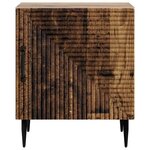 vidaXL Cabinet de chevet 2 Pièces Bois ancien 43 x 34 5 x 50 cm
