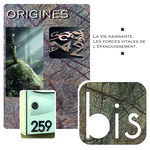 Numéro 3 - Numéro adhésif pour boîtes aux lettres- Pierre véritable 50 mm  ORIGINES