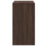 vidaXL Coiffeuse et tabouret chêne marron 60x40x113 5 cm