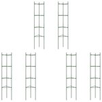 vidaXL Cages à tomates 6 Pièces 154 cm acier et PP