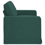 vidaXL Canapé Vert foncé 162 x 80 x 82 cm tissu