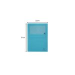 Paquet De 100 Chemises À Fenetre Forever - 22x31cm - Bleu Clair - X 4 - Exacompta