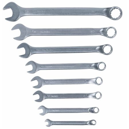 Ks tools ensemble de clés mixtes 8 pièces 8-22 mm acier