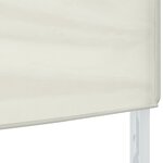 vidaXL Tente de réception pliable Crème 2x2 m