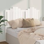 vidaXL Tête de lit Blanc 146x4x110 cm Bois massif de pin