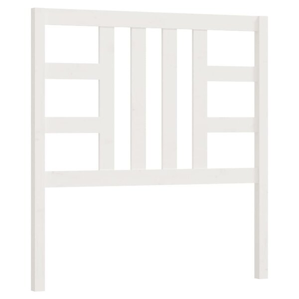 vidaXL Tête de lit Blanc 81x4x100 cm Bois massif de pin