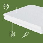 Pack and Move - Lot 2 plaques polystyrène rectangulaires 39 5 x 29 5 x 2 cm - Bricolage  Modélisme  Création - Blanc - A4