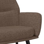 vidaXL Chaise de relaxation Taupe Tissu