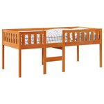 vidaXL Lit pour enfants sans matelas cire marron 90x190 cm pin massif
