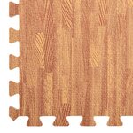 vidaXL Tapis de sol de piscine 6 Pièces bois 4 32 ㎡ Mousse EVA