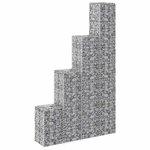 vidaXL Lits surélevés en gabion 4 Pièces 30x30x50/100/150/200 cm Fer