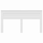 vidaXL Tête de lit avec tête de lit Blanc 180 cm Bois d'ingénierie