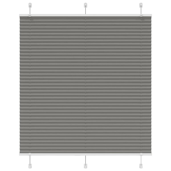 vidaXL Store plissé anthracite 115x150 cm largeur du tissu 114 4 cm