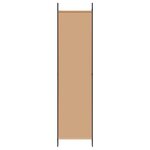 vidaXL Paravent à 6 panneaux Beige 300 x 200 cm Tissu