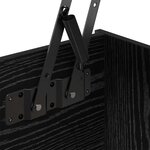 vidaXL Table basse Chêne noir 80 x 50 5 x 42 5 cm Bois d'ingénierie