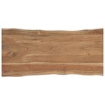 vidaXL Table de salle à manger 120x58x76 cm Bois d'acacia solide