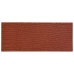vidaXL Pierre de marchage 6 Pièces Rouge 60 5 x 25 x 2 cm Caoutchouc