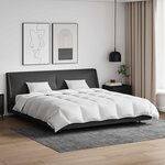 vidaXL Ensemble de Duvet avec oreiller 3 pc Blanc Plume de canard