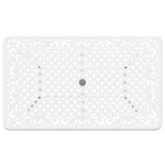 vidaXL Ensemble de salle à manger de jardin 5 pièces en aluminium coulé blanc