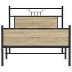 vidaXL Cadre de lit sans matelas chêne sonoma 100x200 cm
