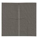 vidaXL Mur de tente de fête 2 Pièces Anthracite 200 x 195 cm PE et acier