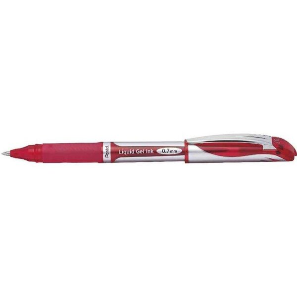 Stylo Roller Encre Gel Liquid EnerGel BL57 Pointe 0 7mm Rouge PENTEL