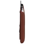 vidaXL Tête de lit suspendue Avec lumière LED Brun Brillant PU antique