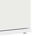 vidaXL Cabinet à chaussures Blanc 80 x 39 x 178 cm Bois d'ingénierie