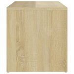 vidaXL Table d'appoint chêne sonoma 59x36x38 cm bois d'ingénierie