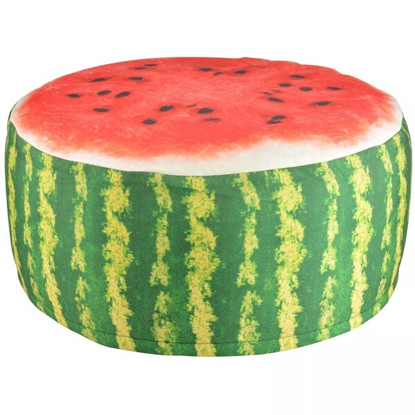 Esschert design pouf d'extérieur gonflable pastèque 58 cm bk011