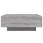 vidaXL Table basse sonoma gris 80x80x31 cm bois d'ingénierie