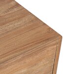 vidaXL Table de chevet 40 x 35 x 55 cm Teck solide