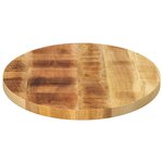 vidaXL Dessus de table 90x40x3 8 cm ovale bois massif de manguier