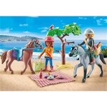 PLAYMOBIL 71470 - Amélia et Ben avec Chevaux