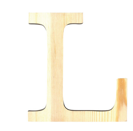 Alphabet en bois 11 5cm Lettre L