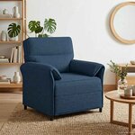 vidaXL Canapé 100  polyester  cadre en métal  MDF  Contreplaqué