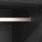 vidaXL Armoire avec stockage Chêne noir Bois d'ingénierie