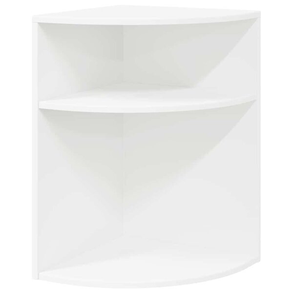 vidaXL Table d'appoint Blanc 39 7 x 39 7 x 60 cm Bois d'ingénierie