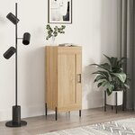 vidaXL Buffet Chêne sonoma 34 5x34x90 cm Bois d'ingénierie