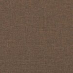 vidaXL Fauteuil inclinable Marron Tissu