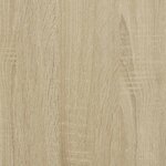 vidaXL Buffet haut chêne sonoma 45x42 5x185 cm bois d'ingénierie