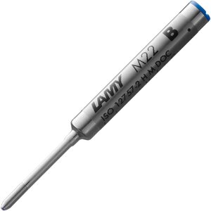 Mine compacte M22 B pour stylo à bille Large Bleu LAMY