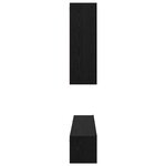 vidaXL Ensemble meuble TV 6 Pièces Chêne noir 30 5 x 30 x 90 cm