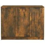vidaXL Buffet Chêne fumé 90 5x30x70 cm Bois d'ingénierie