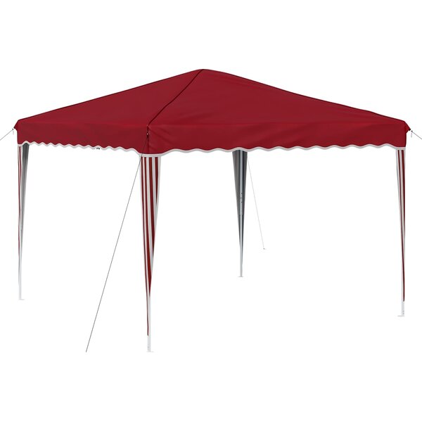 vidaXL Tente de fête pop-up 288 x 288 x 245 cm Bordeaux Tissu Oxford