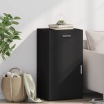 vidaXL Buffet noir 50x42 5x93 cm bois d'ingénierie